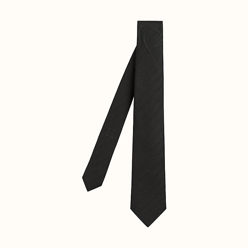ソリッドタイ エンボスヘリンボーン 7 cm 《エトリエ》 | Hermès 